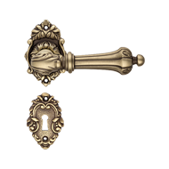 Charme Door Mortise handle on rose - Pa